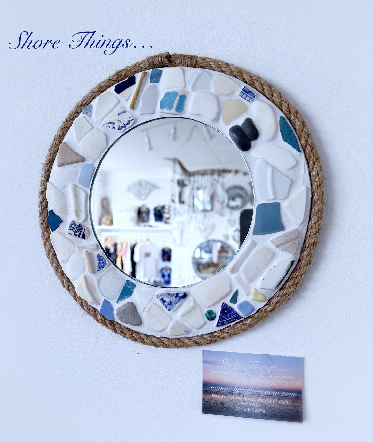 Sea Pottery Mirror
