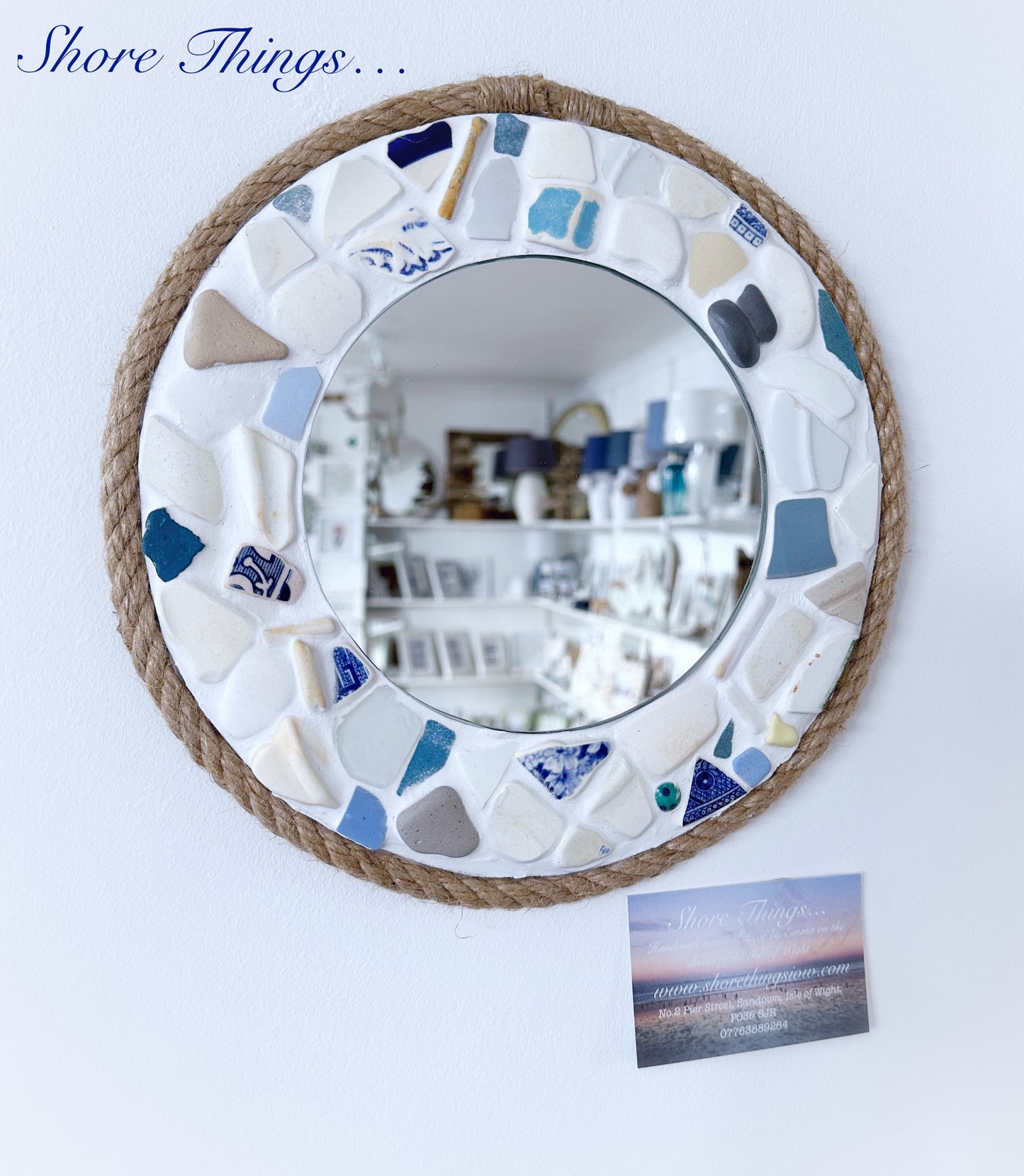 Sea Pottery Mirror