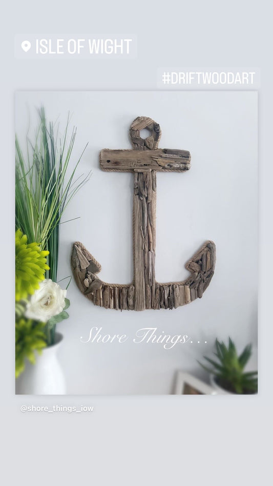 Driftwood Anchor Large