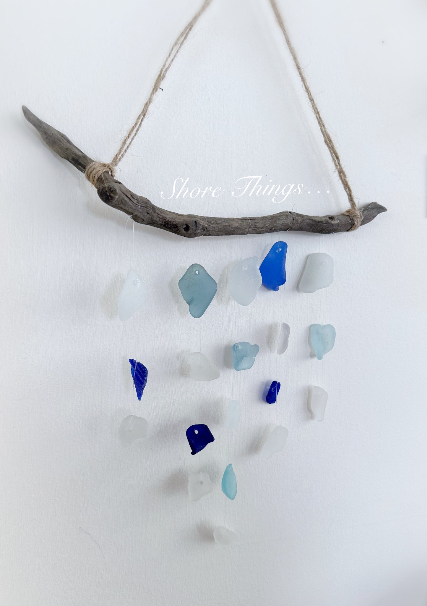 Sea Glass Sun Catcher Blue