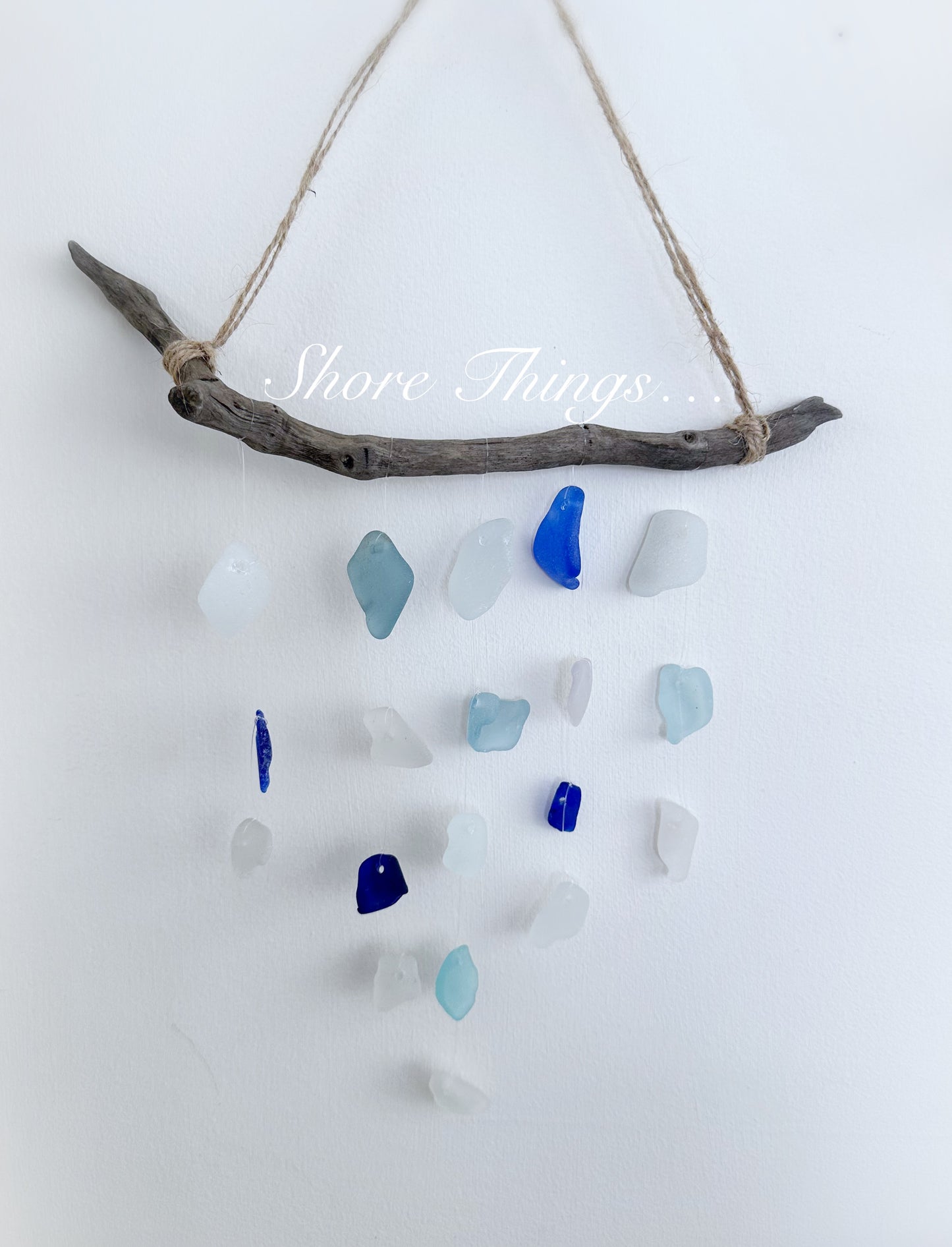 Sea Glass Sun Catcher Blue