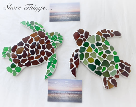 Sea Glass Turtle small