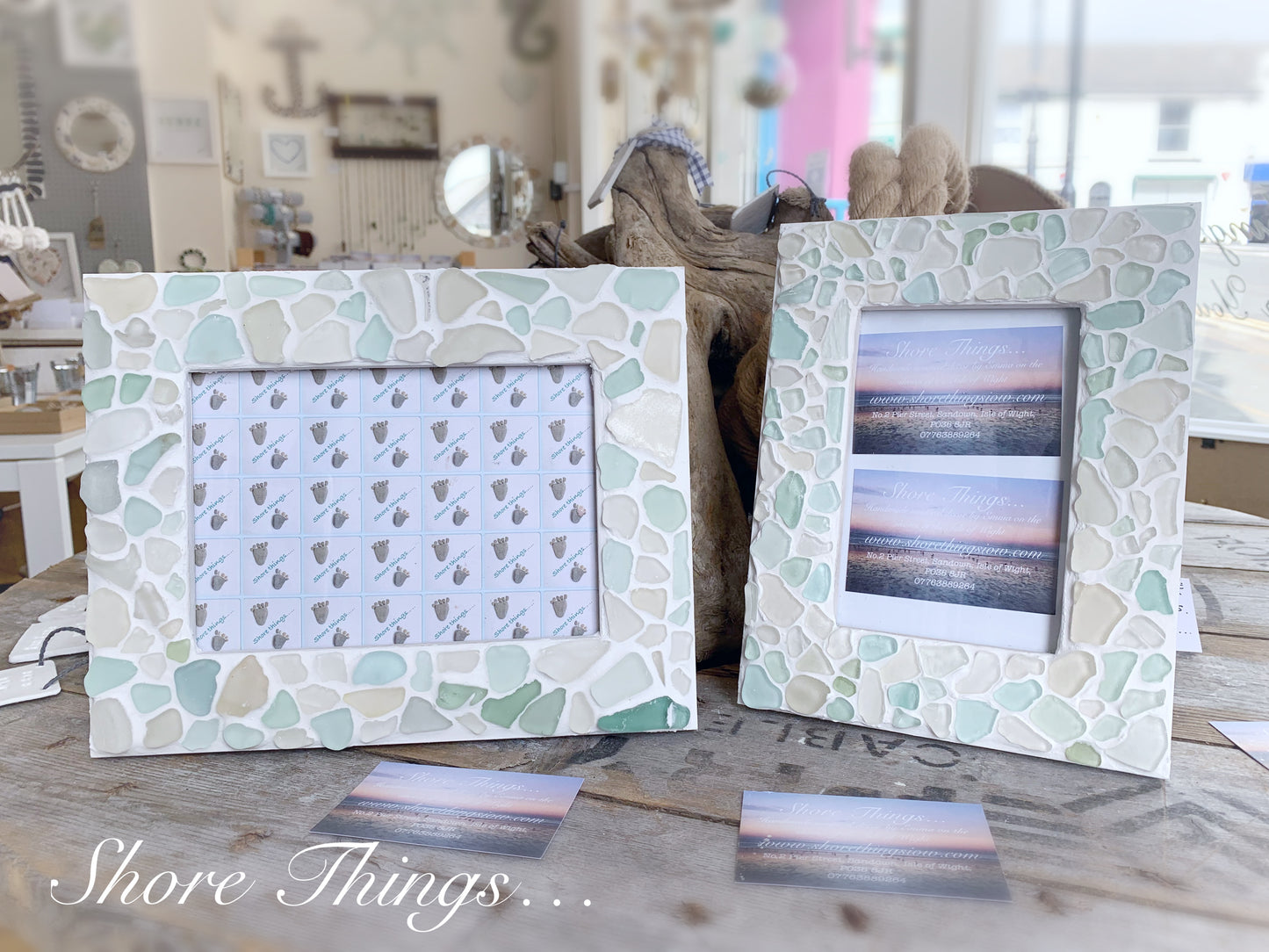 Sea Glass Photo Frame