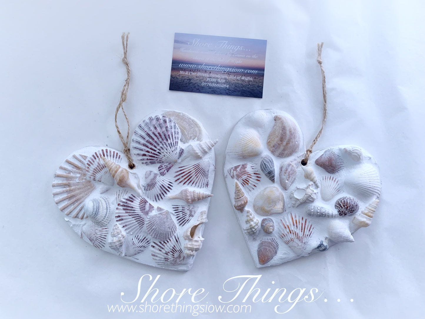 Shell hanging heart