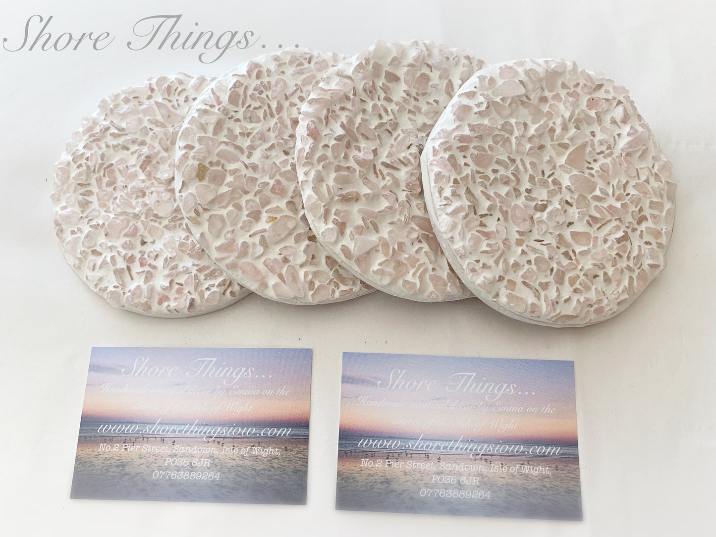 Rose Quartz Coasters