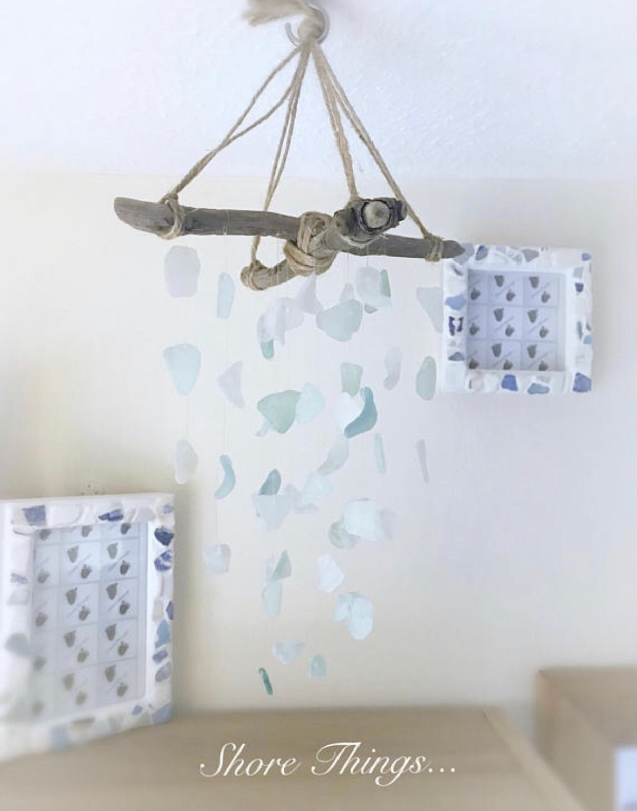 Sea Glass Mobile Cross