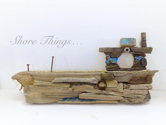 Driftwood Fishing Boat