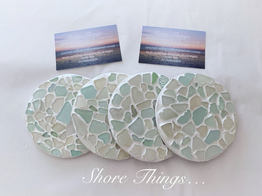 Sea Glass Coasters